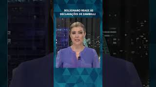 Bolsonaro reage às declarações de Zambelli. #Política #Bolsonaro #jornalismo #shorts #CarlaZambelli