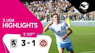 TSV 1860 München - SV Wehen Wiesbaden | Highlights 3. Liga 22/23