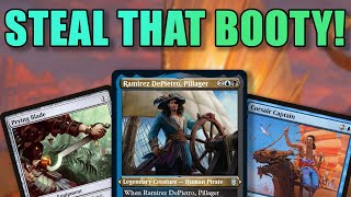 New Pirate Tribal Commander Is SWEET! | Ramirez DePietro, Pillager | Dominaria United | MTG #shorts