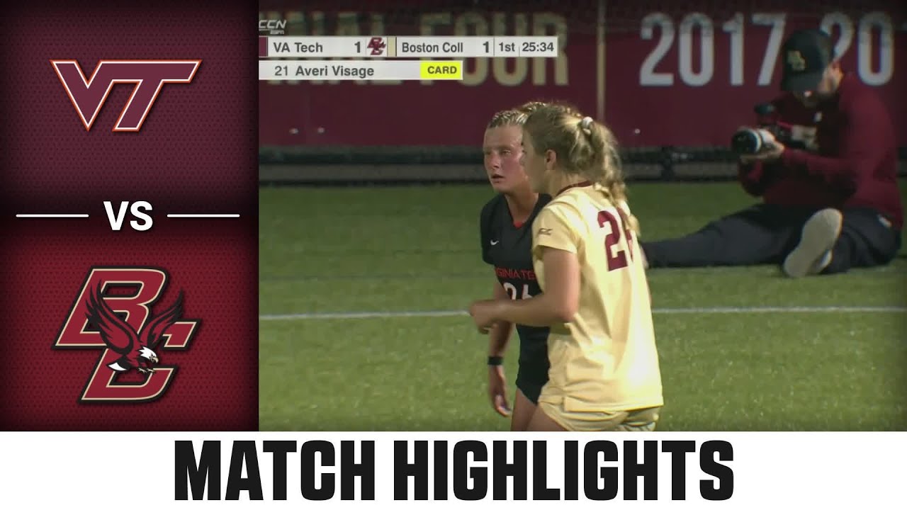 Virginia Tech Vs. Boston College ACC Women's Soccer Highlights (2023 ...