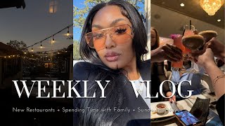 WEEKLY VLOG | New Restaurant | Spending Time with Family | Sunday Funday | AMARACHIMUA