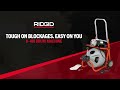 ridgid k 400 drain cleaning machine