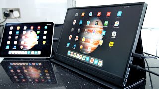 Use an iPad with a Portable Monitor - UPERFECT 15.6” 1080p USB Type-C
