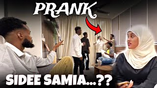 PRANK CADNAAN OO AAD UGA XANAAQAY KADIB MARKII SAMIA WAX LAGA SHEEGAY!!! 😳😳