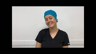 Tie Scrub Hat | Hunter Scrubs