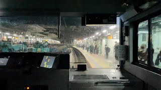 【渋谷駅改良工事に伴いこの前面展望は今日で見納め】JR山手線内回り前面展望『原宿→渋谷→恵比寿区間』2021.10.22（E235系0番台トウ40編成）