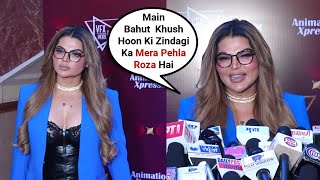 Rakhi Sawant Excited To Keep Her First Roza   Arrive At VFX Telly Chakkar Awards 2023