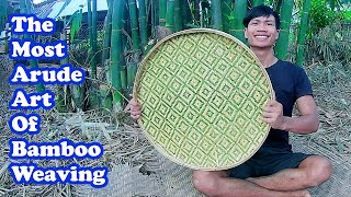The method of bamboo crafts primitive丨Traditional weaving丨Bamboo Woodworking Art