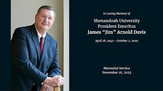 Memorial Service for President Emeritus James A. Davis