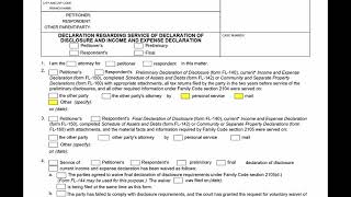 How to Complete California Divorce Form FL-141, Declaration Regarding Service of Disclosure