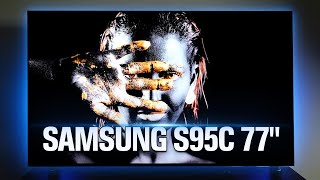 Samsung S95c 77-INCH OLED  1-Month Review | Gaming, Picture, Sound!