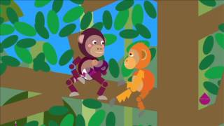 Orangutan and Chimpanzees - Fables by SHAPES | Folktales for Kids | Stories Around the World