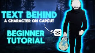 How to add a text behind a character on CapCut mobile! FREE TUTORIAL!