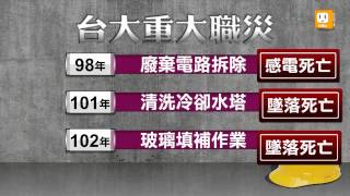 【2013.02.06】台大職災頻傳 勞檢處要求改善 -udn tv