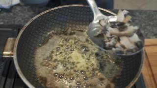 Cooking Roei Abalone in garlic butter recipe