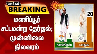 #BREAKING | மணிப்பூர் சட்டமன்ற தேர்தல் - முன்னிலை நிலவரம் | Manipur Election Results 2022