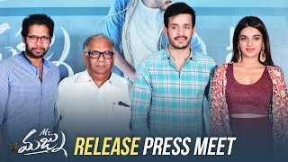 Mr Majnu Movie Release Press Meet | Akhil Akkineni | Nidhhi Agerwal | Venky Atluri | BVSN Prasad