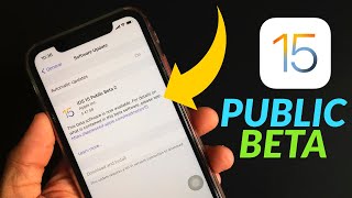 iOS 15 Public Beta Released ! - How to get it ? No PC needed ✅