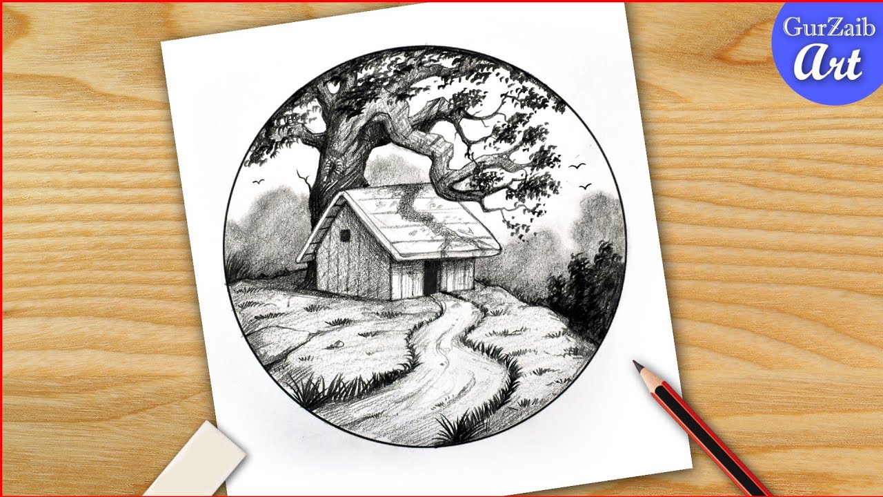 Simple Shading Drawing For Beginners Very Easy Shading Drawing A