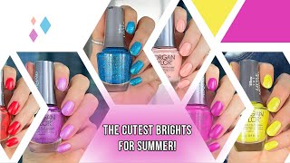 The cutest bright polishes for summer! Morgan Taylor 'Splash of Color'