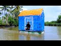 Making House Boat With Waste Plastic Bottle  വലിച്ചെറിഞ്ഞ പ്ലാസ്റ്റിക് കുപ്പികൾകൊണ്ട്  നിർമ്മിച്ചത്