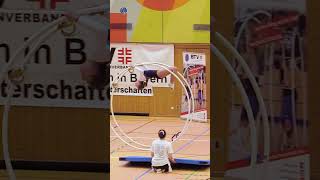 Bavarian Champinships #2023 in #gymwheel Pia Luisa Renee Menz #sports #competition