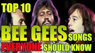 The 10 best BEE GEES songs EVERYONE should know!  Their greatest hits of all time, curated + ranked