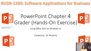 PowerPoint Chapter 4 Grader Hands-on Exercise