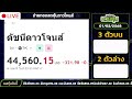 ถ่ายทอดสดผลหุ้นดาวโจนส์ งวดประจำวันที่ 01 02 2568