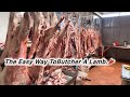 How To Butcher A Lamb. Full Carcass Breakdown