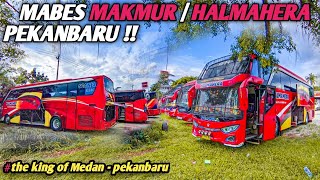 POOL MAKMUR/HAlMAHERA PEKANBARU‼️ LIAT UNIT- UNIT PREMIUM BUS MAKMUR/HALMAHERA