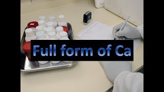 Full form of Ca in medical