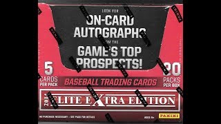 2014 Panini Elite Extra Edition Baseball Hobby Box Break / 9 Hits