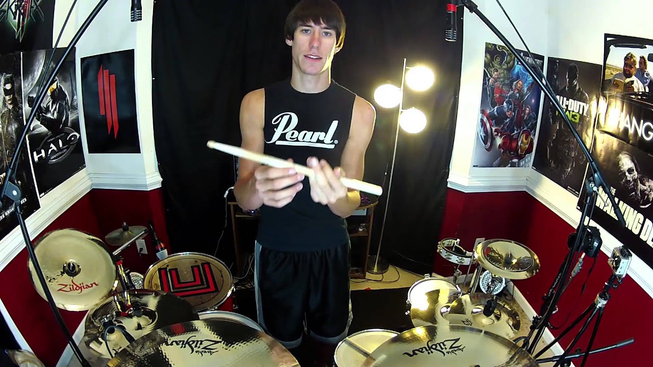 Stick Tricks Tutorial 3 - Match Grip To Traditional Grip Spin