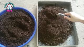 CARA SUPER MUDAH BUAT KOMPOS KANTONG PLASTIK TANPA BELATUNG & BAU ! ORGANIC FERTILIZER FOR PLANT