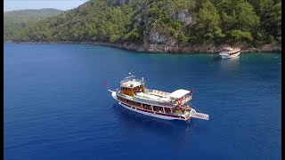 Akyaka Tekne Turu, Gökova Körfezi - Muğla Gezisi // Boat trip Travel, Yatch Tour in Mugla