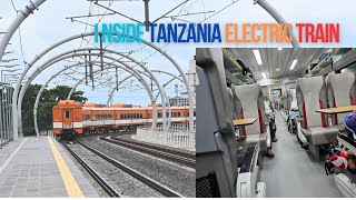 I finally boarded the Tanzania's Modern Electric Train