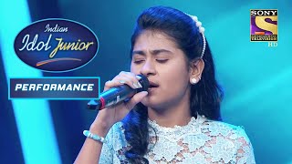 Nithyashree के इस 'Meherbaniyan' Rendition में है जादू! | Indian Idol Junior| Salim | Performance