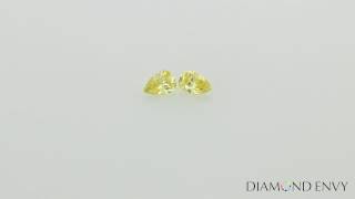 0.40 Carat Fancy Vivid Yellow Diamond \u0026 0.34 Carat Fancy Vivid Yellow Diamond