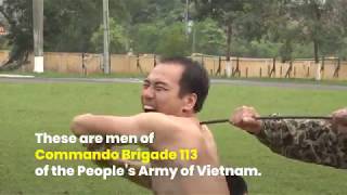 Vietnamese commandos undergo tough training