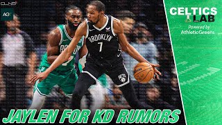Discussing the Jaylen Brown For Kevin Durant Trade Rumor | Celtics Lab