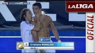 Gol de Cristiano Ronaldo (2-3) en el Levante UD - Real Madrid - HD