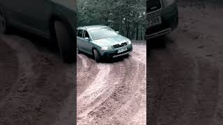 Octavia 4x4 test 😄 #short #shorts #subscribe #best #thanks #car #4x4