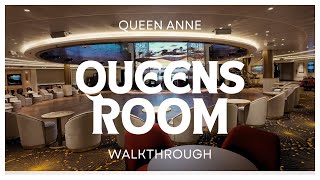 Cunard Queen Anne Queens Room Walkthrough 4K