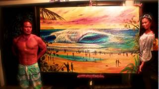 "iPaintWaves": Memorial Slideshow for Clark Takashima