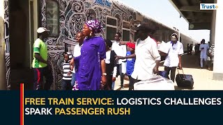 Free Train Service: Logistics Challenges Spark Passenger Rush At Rigasa Station For Holiday Travel