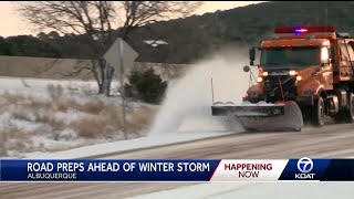 NMDOT gets ready for second storm moving in