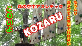 【KOZARU】かなり必死!!那須の森の空中アスレチックNOZARUにひでたか挑戦!!#NOZARU#KOZARU#那須ハイランドパーク#那須