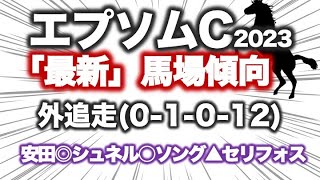 エプソムカップ2023 予想　馬場傾向はジャスティンカフェに逆風!?東京の馬場を読む！東大生の馬場分析・予想