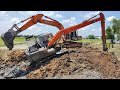 PART 2 OF 2 EXCAVATOR LONG ARM HITACHI EX120 TERJATUH PARIT